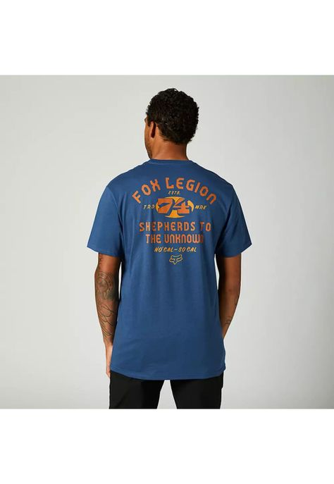 Polera Lifestyle At Bay Azul Fox-1