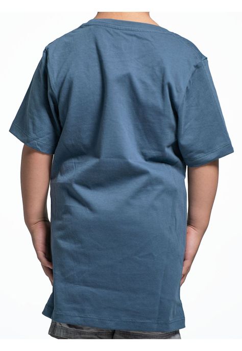 Polera Lifestyle Infantil Legacy Head Azul Fox-2
