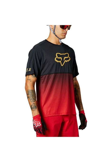 Polera Bicicleta Flexair Rojo Fox-0