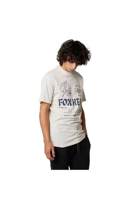 Polera Lifestyle Unlearned Blanco Fox-0