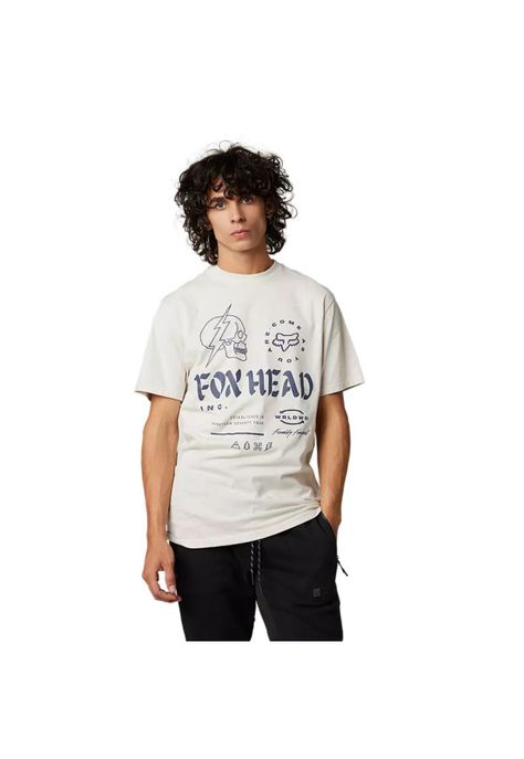Polera Lifestyle Unlearned Blanco Fox-1