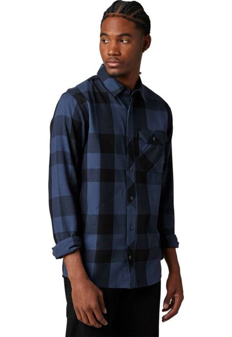 Camisa Lifestyle Voyd 2.0 Azul Fox-0