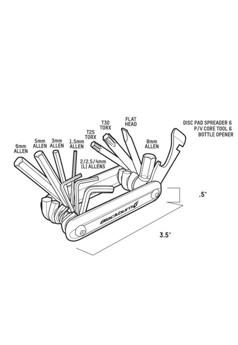 Herramienta Bicicleta Grid 13 Mini Tool Blackburn-3