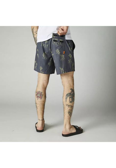 Traje de Baño Lifestyle Beaten Path Volley Gris Fox-1