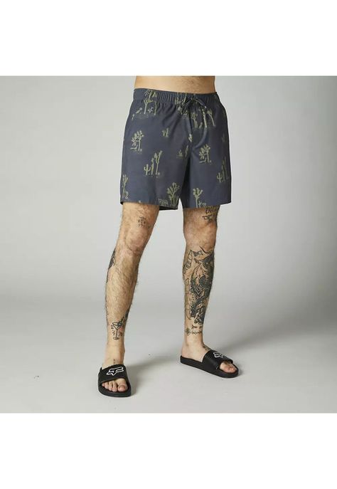 Traje de Baño Lifestyle Beaten Path Volley Gris Fox-2