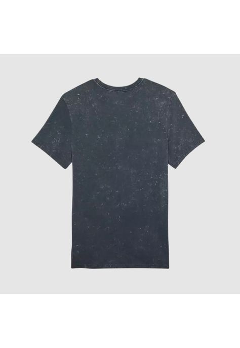 Polera Lifestyle Throttle Azul Vintage Oscuro Fox-1