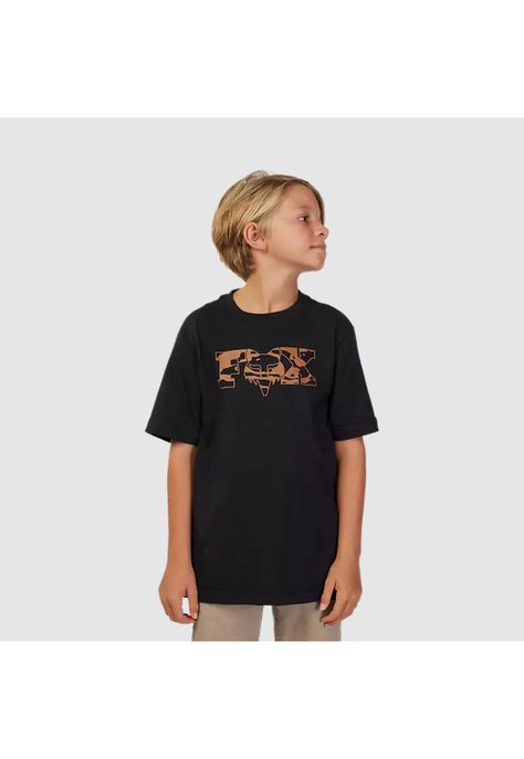 Polera Lifestyle Niño Cienega Negro Fox-0