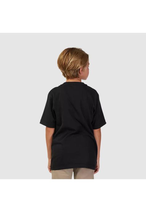 Polera Lifestyle Niño Cienega Negro Fox-1