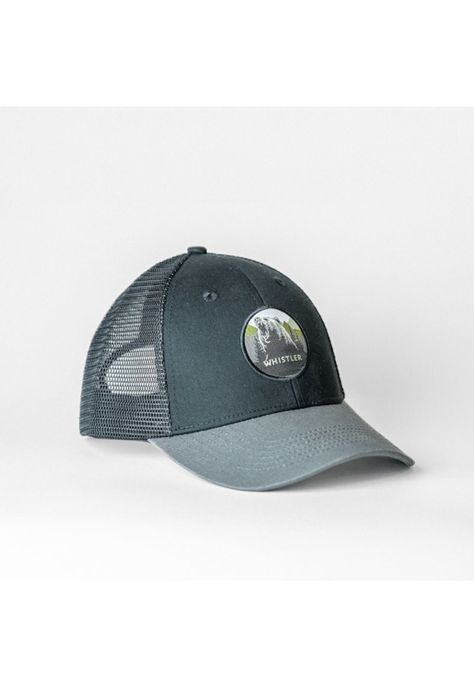 Gorro Jockey Lifestyle Trucker Peak 2 Peak Negro Whistler-0