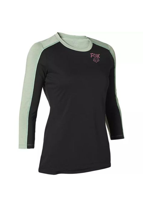 Polera Bicicleta Mujer Ranger Drirelease 3/4  Negro Fox-0