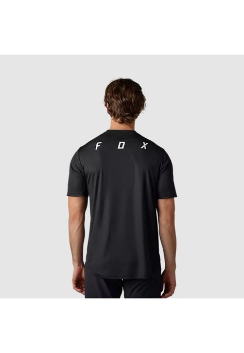 Polera Bicicleta Ranger Keel Negro/Rojo Fox-2
