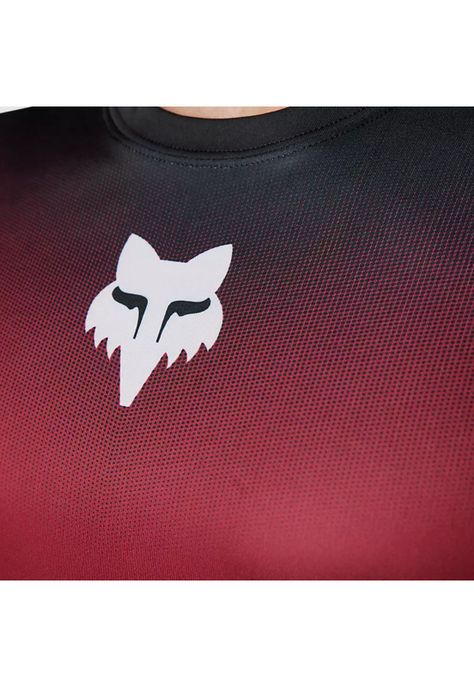 Polera Bicicleta Ranger Keel Negro/Rojo Fox-3