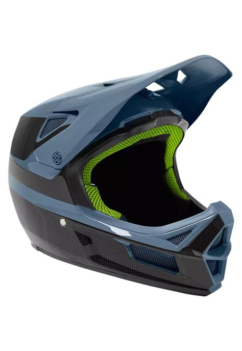 Casco Bicicleta Rampage Comp Azul Fox-0