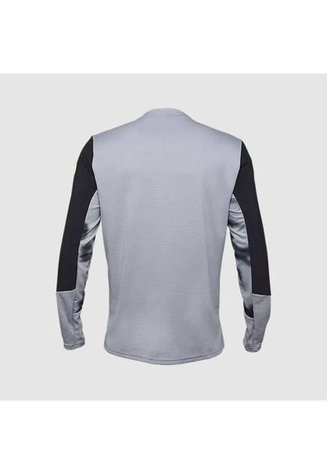 Polera Bicicleta Defend Taunt Manga Larga Gris Fox-1
