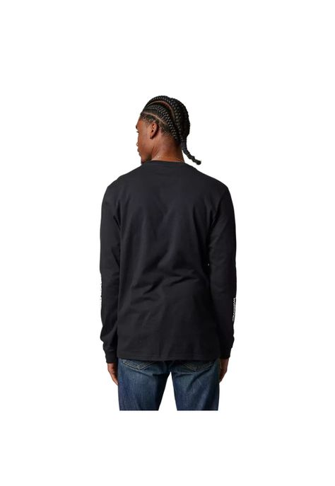 Polera Lifestyle Manga Larga Kawasaki Wet 'N' Wild Negro Fox-2