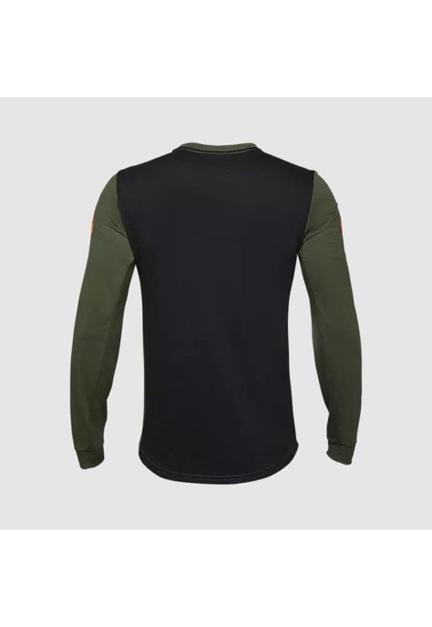 Polera Bicicleta Ranger Aviation drirelease® Manga Larga Verde Fox-1
