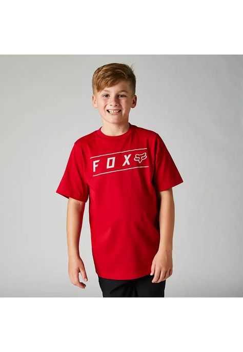 Polera Lifestyle Niño Pinnacle Rojo Fox-0