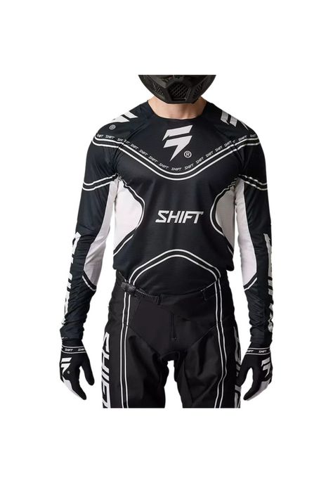 Polera Moto Black Label Qwik Negro Shift-1