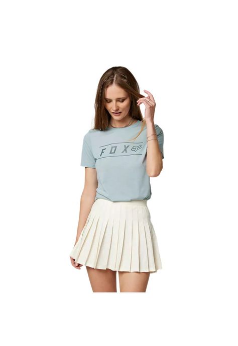 Polera Lifestyle Mujer Pinnacle Gris Azulado Fox-0