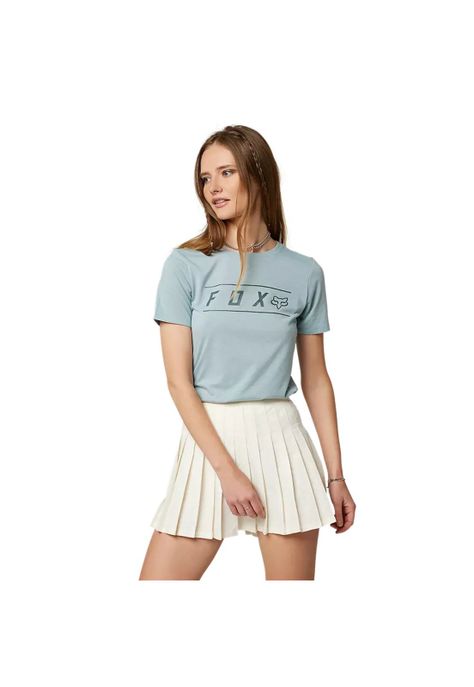 Polera Lifestyle Mujer Pinnacle Gris Azulado Fox-1