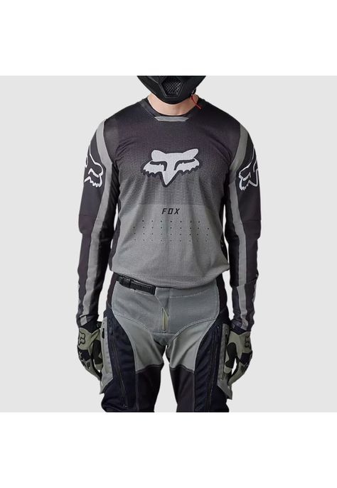 Polera Moto Ranger Air Offroad Gris Fox-1