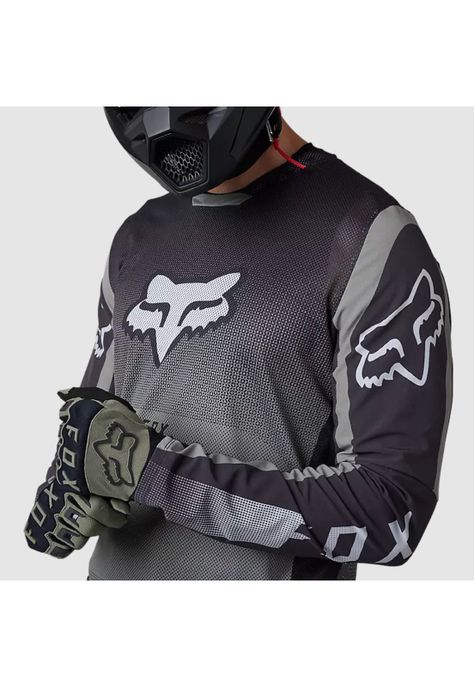 Polera Moto Ranger Air Offroad Gris Fox-3