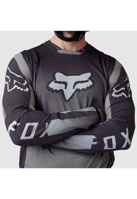 Polera Moto Ranger Air Offroad Gris Fox-5
