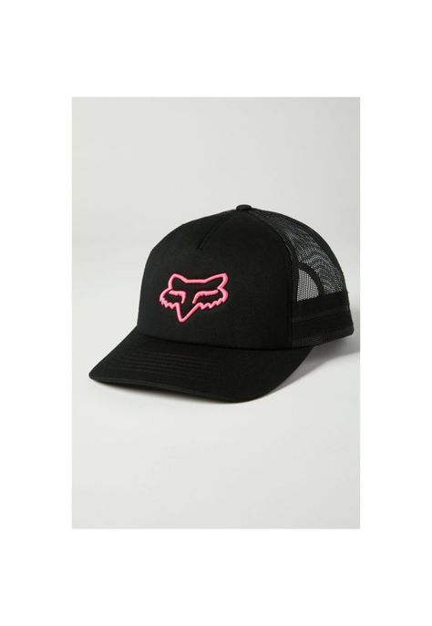 Gorro Lifestyle Mujer Trucker Boundary Negro/Rosado Fox-0
