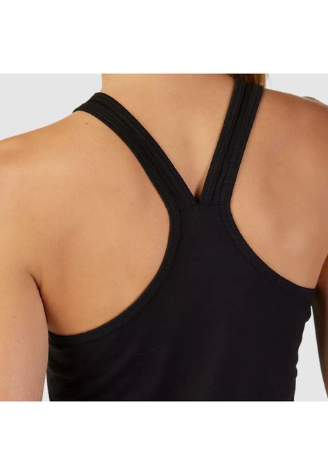 Polera Lifestyle Mujer Absolute Tank Negro Fox-3