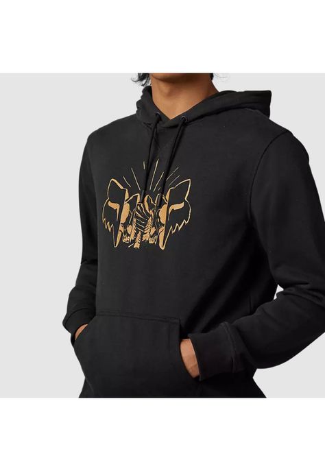 Poleron Lifestyle The Format Negro Fox-3