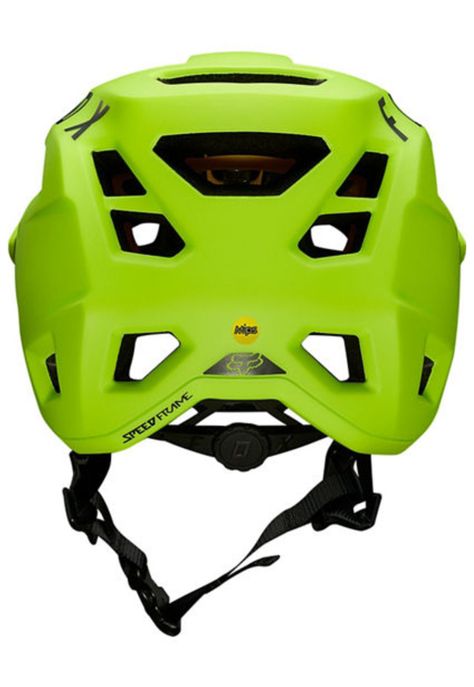 Casco Bicicleta Speedframe Mips Amarillo Fluor Fox-3