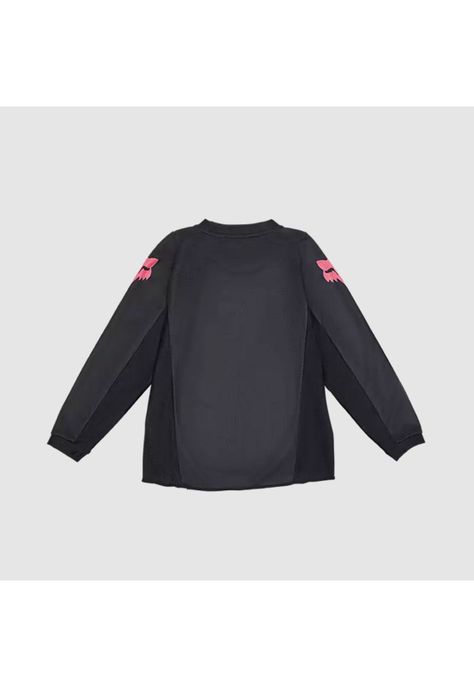 Polera Moto Infantil 180 Blackout Negro Fox-1