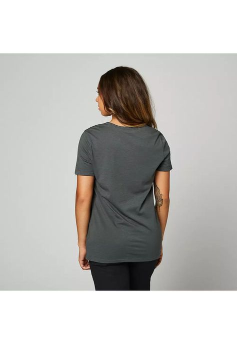 Polera Lifestyle Mujer Bracer Gris Fox-1