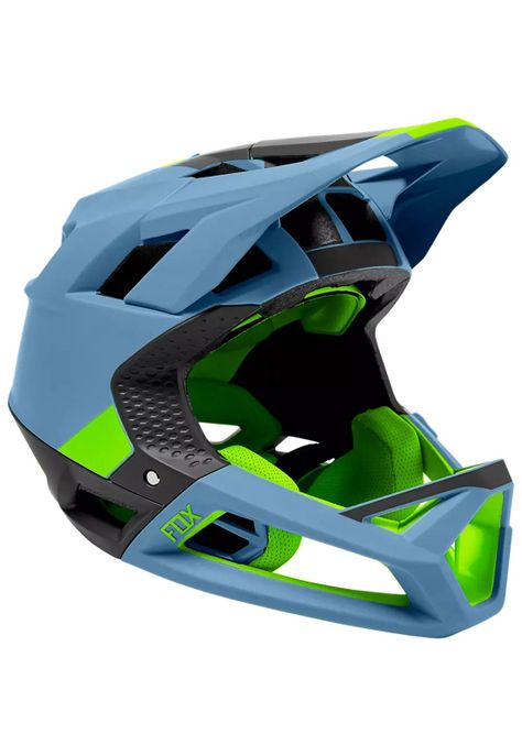 Casco Bicicleta Proframe Blocked Azul Fox-0