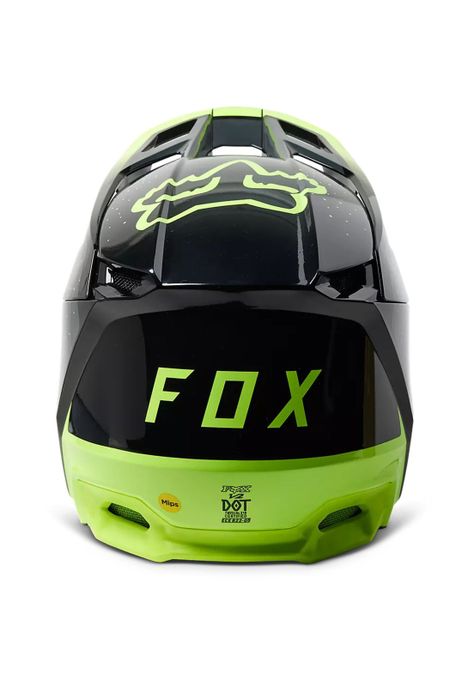 Casco Moto V2 Vizen Amarillo Fox-5