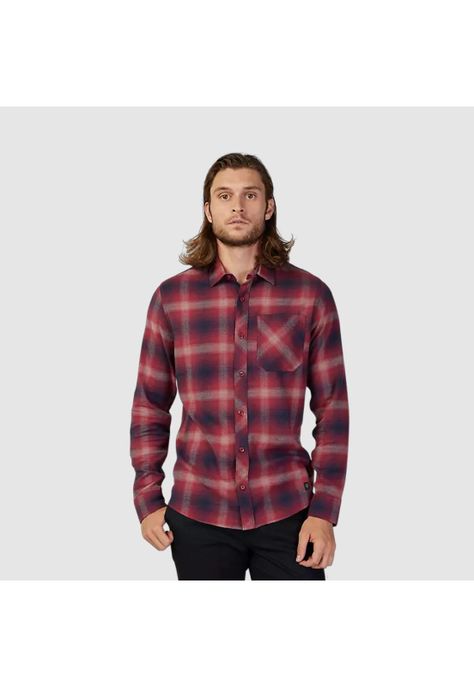 Camisa Lifestyle Survivalist Burdeo Fox-1
