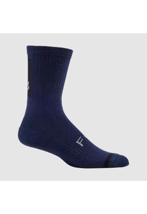 Calcetines Bicicleta Defend 8" Azul Marino Fox-0