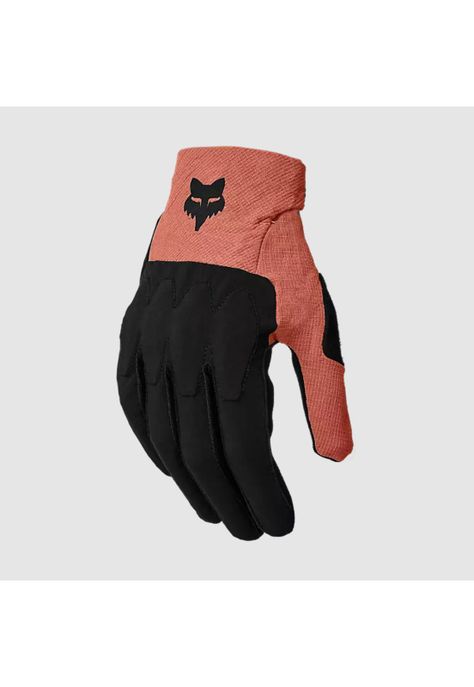 Guantes Bicicleta Defend D3O Naranjo Fox-0