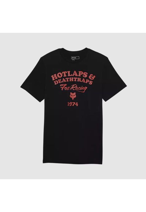 Polera Lifestyle Hotlaps Premium Negro Fox-0