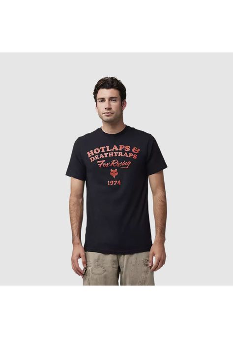 Polera Lifestyle Hotlaps Premium Negro Fox-2