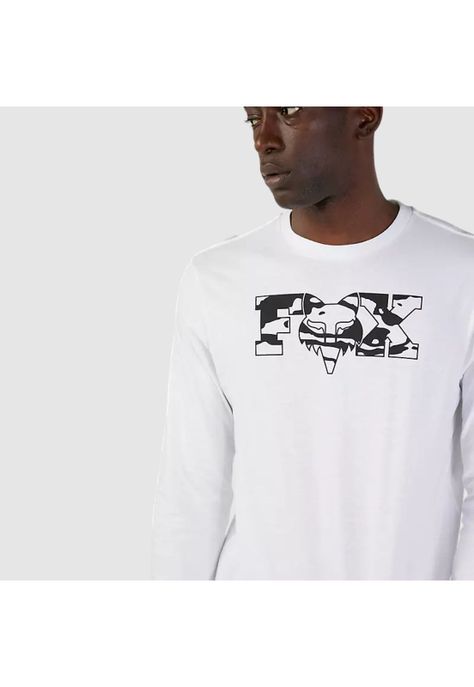 Polera Lifestyle Cienega Manga Larga Blanco Fox-3
