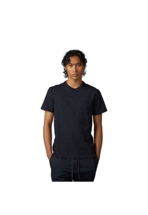 Polera Lifestyle Level Up Pocket Negro Fox-0
