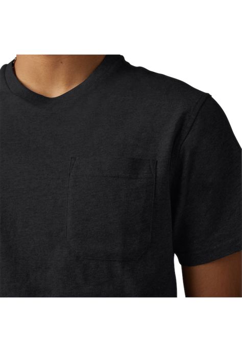 Polera Lifestyle Level Up Pocket Negro Fox-2