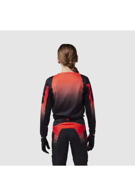 Polera Moto Niño 180 Lean Rojo Fox-3