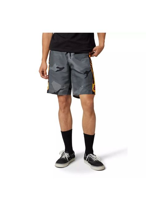 Traje de Baño Lifestyle Parkerboss 20" Camo Negro Fox-0