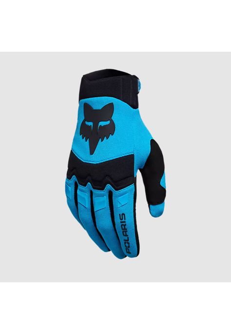Guantes Moto Dirtpaw Drive Polaris Azul Claro Fox-0