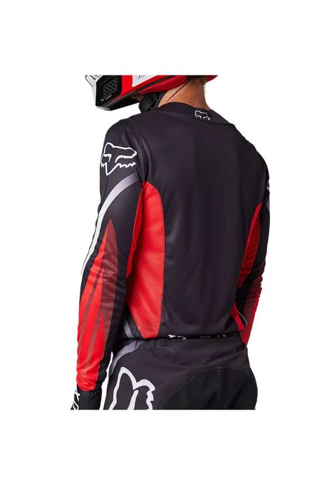 Polera Moto Flexair Honda Rojo/Negro Fox-2