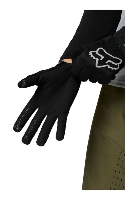 Guantes Bicicleta Mujer Ranger Negro Fox-1