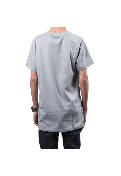 Polera Lifestyle Niño Predator SS Gris Fox-3