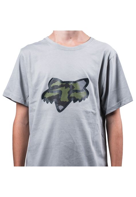 Polera Lifestyle Niño Predator SS Gris Fox-4